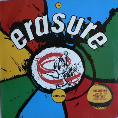 Erasure The Circus GIMMICK COVER NEAR MINT Mute Vinyl LP