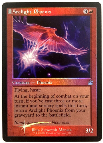 MTG Arclight Phoenix RETRO FRAME FOIL Ravnica Remastered 331 NM commander ehd
