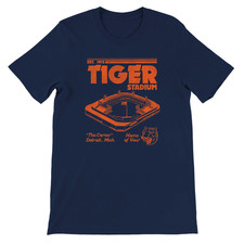 Camiseta Tiger Stadium - Camisa de béisbol vintage de Detroit | Camiseta deportiva retro