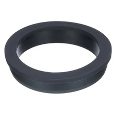 T Type Rubber Grommet Mount Dia 76.3mm ID 65mm Seal Protection Flexible Black
