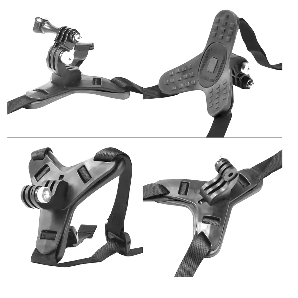 Motorradhelm Actionkamera Kinnhalterung GoPro Insta 360 Mottorrad Helm Halterung - Bild 4 von 4