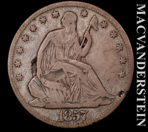 1857-O Seated Liberty Half Dollar — photo from the most recent tracked eBay sale