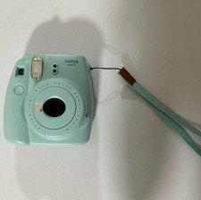 Instax Mini 9 Light Blue Bundle with Case, Close-Up Lens, Color Filters