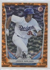 2014 Bowman Draft Orange Ice 18/25 Jared Walker #DP130 7h6