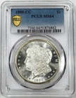 *1885 CC MORGAN SILVER DOLLAR* *PCGS MS64* *VERY RARE CC ISSUE* NR #GVIP004
