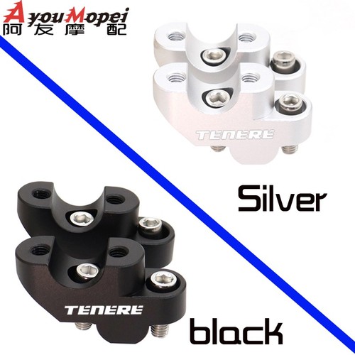 Handlebar Risers Fat Bar Riser CNC For YAMAHA XT660Z Tenere XT 660 Z - Picture 3 of 10