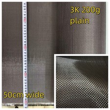3K 200g genuine carbon fiber cloth, width 20 inches, length 40 inches.