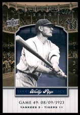 2008 Upper Deck Yankee Stadium Legacy #49 Wally Pipp
