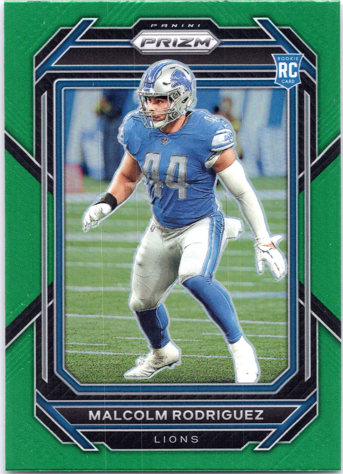 2022 Panini Prizm #350 Malcolm Rodriguez Green