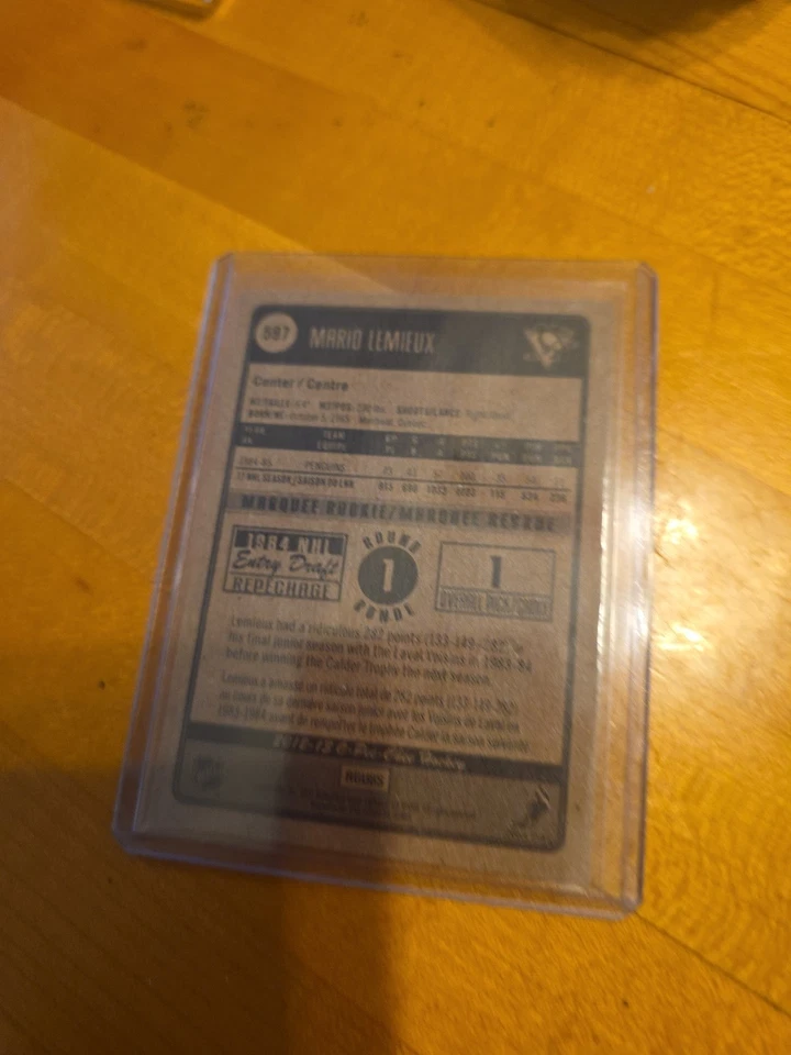 2012-13 Mario Lemieux O Pee Chee Rookie - Image 2 of 2