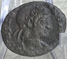 Genuine Ancient Roman Coin 330-336AD Constantius II Authentic 2 Soldiers