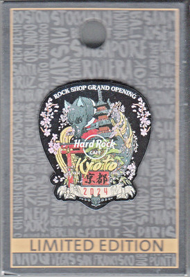 【未使用】ハードロックカフェ　バッチ KYOTO GRAND OPENING Hard Rock Cafe Pin: Kyoto 2024 Rock Shop Grand Opening le500 | eBay