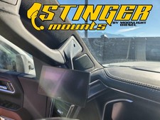 Stinger pillar mount for 2024-25 GMC Chevy 2500 3500 fits Edge Insight CTS3 CTS2