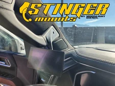 Stinger pillar mount for 2024-25 GMC Chevy 2500 3500 fits Edge Insight CTS3 CTS2