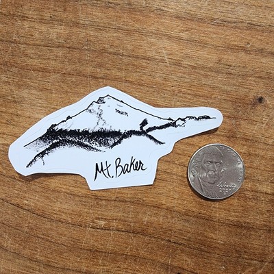 PNW Stickers, Sticker For Waterbottle, Sticker For Laptop, Mountain Sticker, 