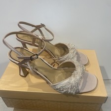 Jewel Badgley Mischka Women's Fanny Square Toe Dress Sandals Size 9