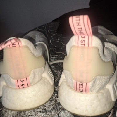 Adidas Damen Sneaker NMD Normsad Runner 1 boost  hellbeige fast weiß Gr. 38 UK 5