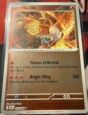 Pokémon TCG Ho-Oh Reverse Holo Rare Card #010/086 ME04: Chaos Rising