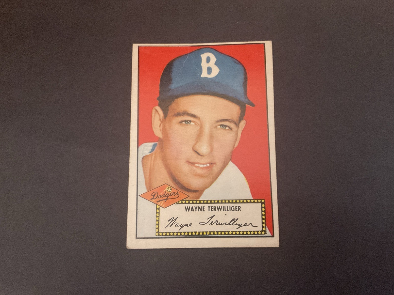 1952 Topps Baseball #7 Wayne Terwilliger VG