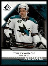 2008-09 SP Game Used ROOKIE Tom Cavanagh Rookie /999 San Jose Sharks #188