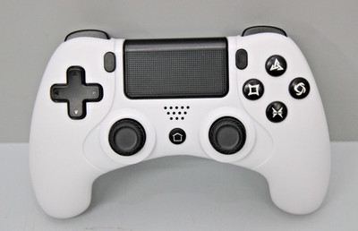 CHEREEKI Kabelloser Gamecontroller für PS4 (Modell: STK-4006L) Weiß