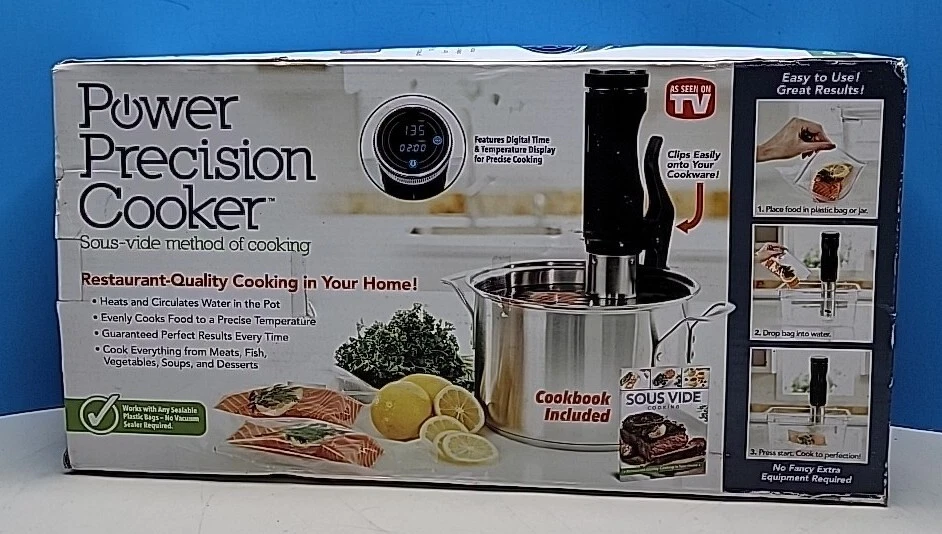 Cocina circulante de inmersión y libro de recetas Sous Vide Method Power Precision. Foto 4 de 4