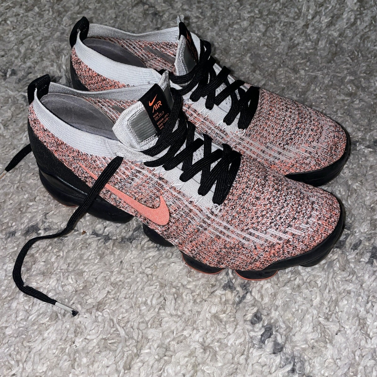 Shoes Sneakers Nike Vapormax Flyknit Black And Red Vapormax