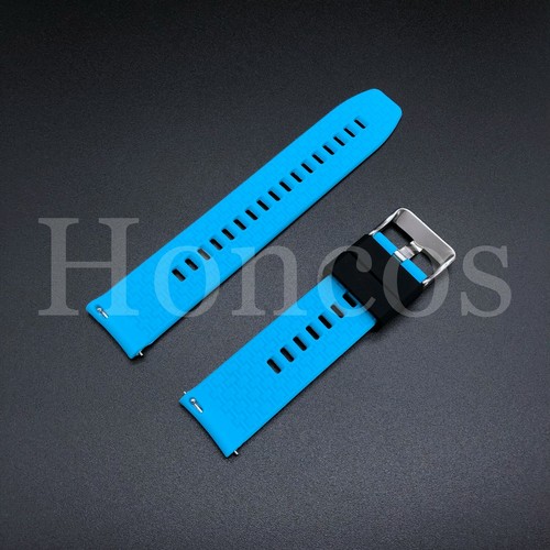20-22MM Soft Silicone Rubber Watch Band Strap Fits For IWC Quick Release Bar - Picture 56 of 57