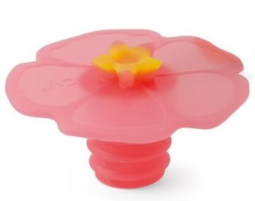 Charles Viancin Wine Bottle Stopper Hibiscus Flower New! - Picture 2 of 4