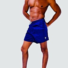Adidas Originals 90s Rare Satin Soccer Shorts Glanz Nylon Navy Medium
