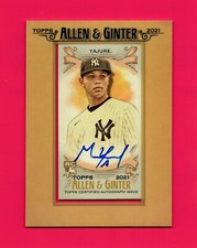 2021 Topps Allen & Ginter Mini Framed Auto #FMA-MY Miguel Yajure RC