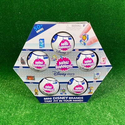 NEW Surprise Mini Brands Disney Store Edition Miniature Toy, 5 PACK FAST-SHIP