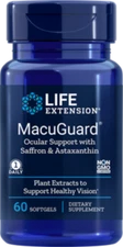 3 PACKS Life Extension MacuGuard Ocular Support Astaxanthin 60 gel TAKE OFF $19