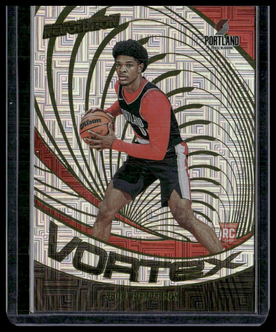 2023-24 Panini Revolution #9 Scoot Henderson Vortex Levels