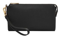Fossil Gift Wristlet Handgelenktasche Utensilientasche Tasche Black Schwarz Neu