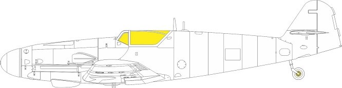 Eduard Accessories EX976 - 1:48 Bf 109K TFace 1/48 Eduard - New