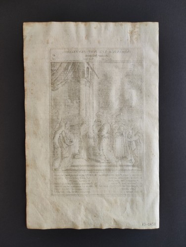 A man with dropsy is healed by Jesus, Passeri, A. Wierix, Stampa 1593 - Picture 10 of 10