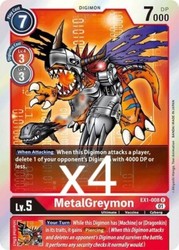 MetalGreymon EX1-008 Rare Classic Collection
