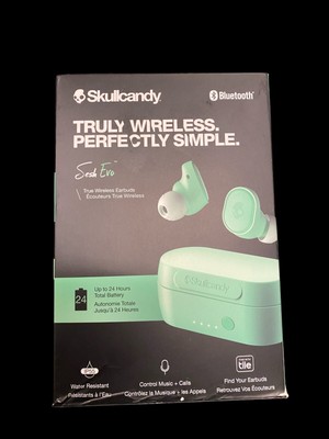SkullCandy SESH EVO True Wireless Bluetooth Earbuds - Mint-N
