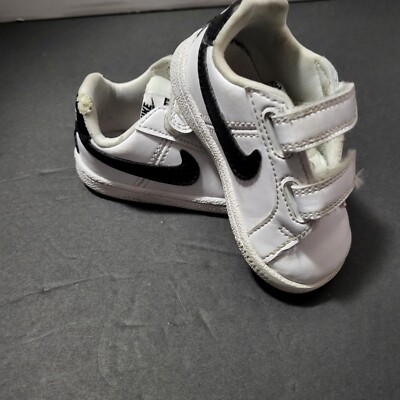 Nike Court Royale SL (TDV) Baby Toddler 4C Shoes White Black