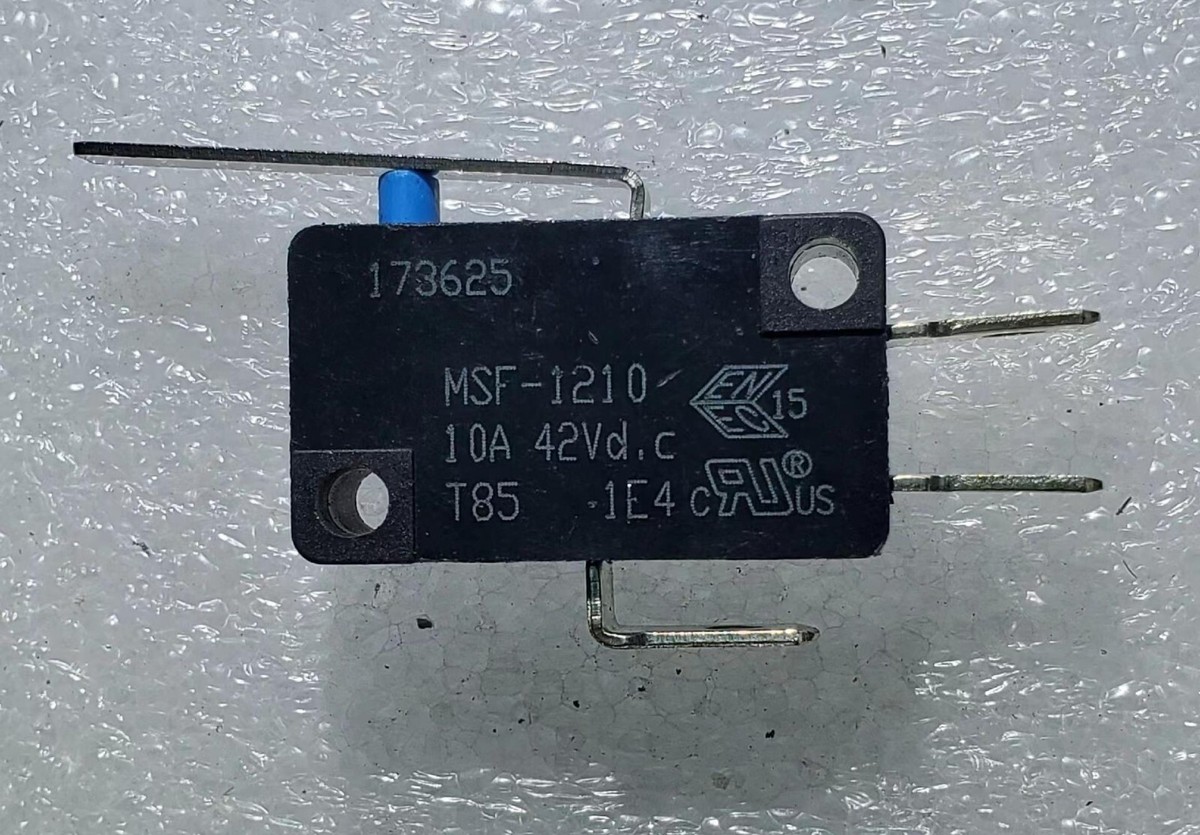 みみページ 1pc NEW JIABEN MSF-1210 10A 42Vd.c Microswitch 3 Pins with Press