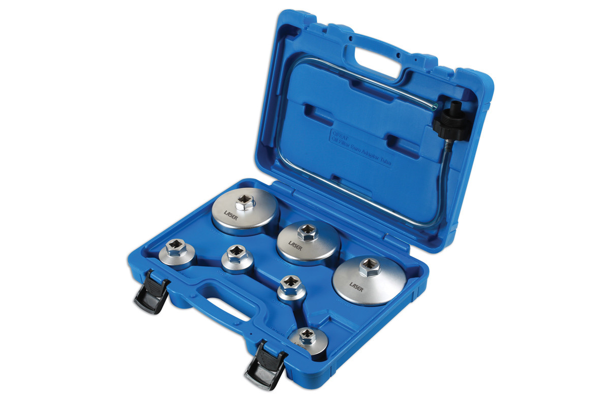 Laser 6932 Oil Filter Wrench Set 8pc