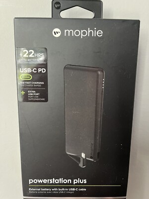 Mophie Powerstation Plus External 6000mAh USB-C Battery Pack - Matte ...