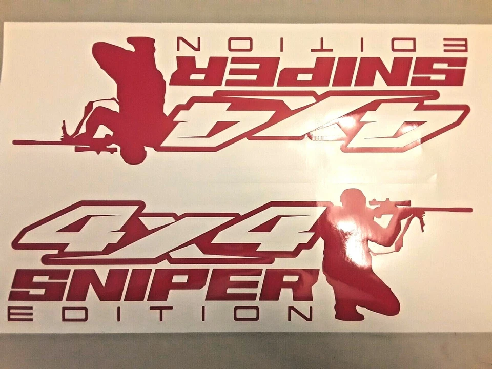 Calcomanía adhesiva de francotirador Fit Nissan Frontier Offroad 4X4 Sport F150 Silverado Sierra Foto 3 de 3