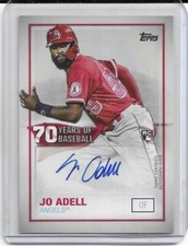2021 Topps Series 1 Jo Adell 70 Years of Baseball RC Autograph #70YA-JA
