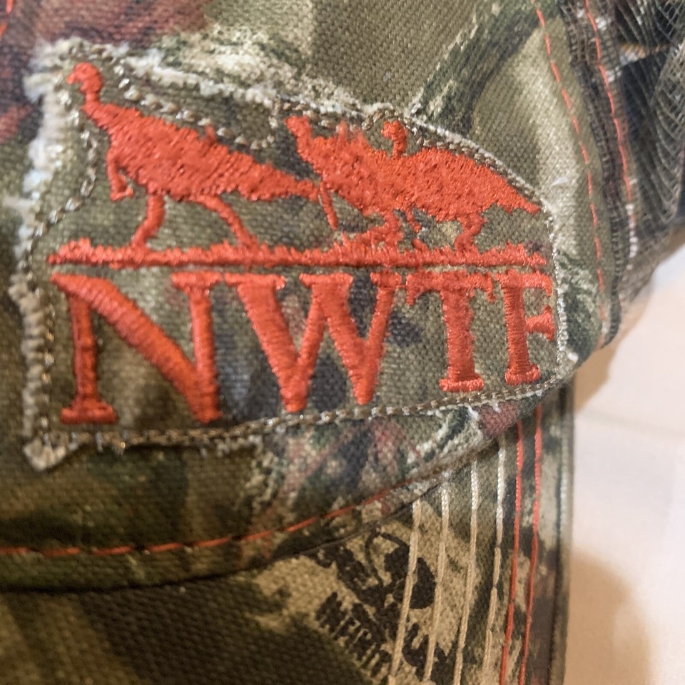 NWTF Hat Camouflage Cap Hunting National Wildlife Turkey Federation