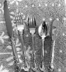 Vintage GORHAM SILVER Chantilly Sterling 5 Piece Dinner Size Setting