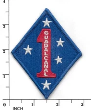 USMC 1st MarDiv Class-A premium! PATCH 1st Marine Division Former Combat Marines