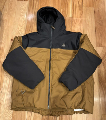 Nike ACG 4th Horseman Puffer Jacket Anthracite Golden Beige CV0638 060 Men's XXL