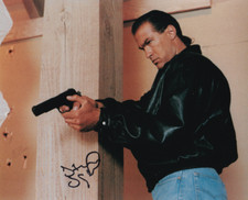 STEVEN SEAGAL signed autograph 20x25cm HARD TO KILL in person autograph COA